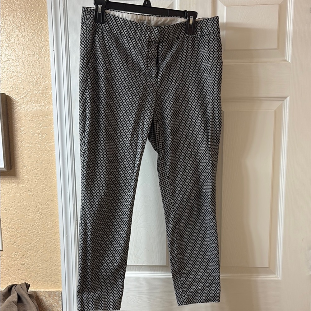 Black and White Patterned Pants